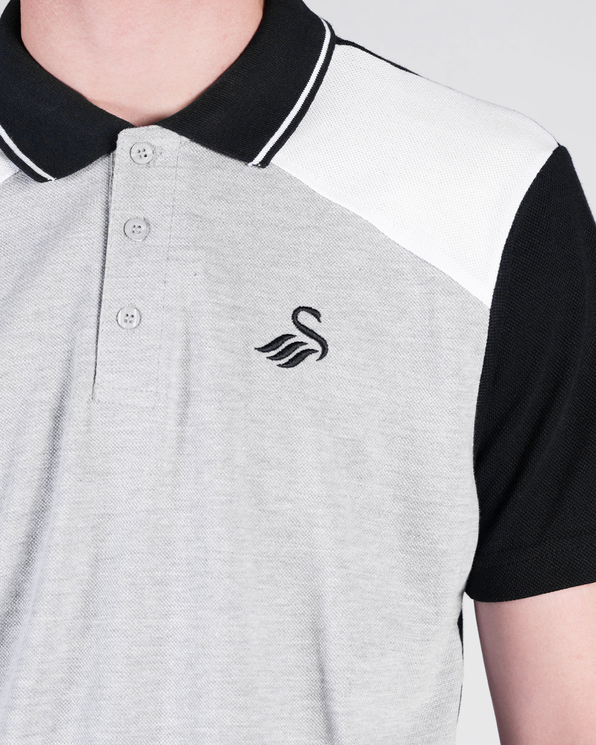 Adult Lazio Polo - Marl/Black - Image 3