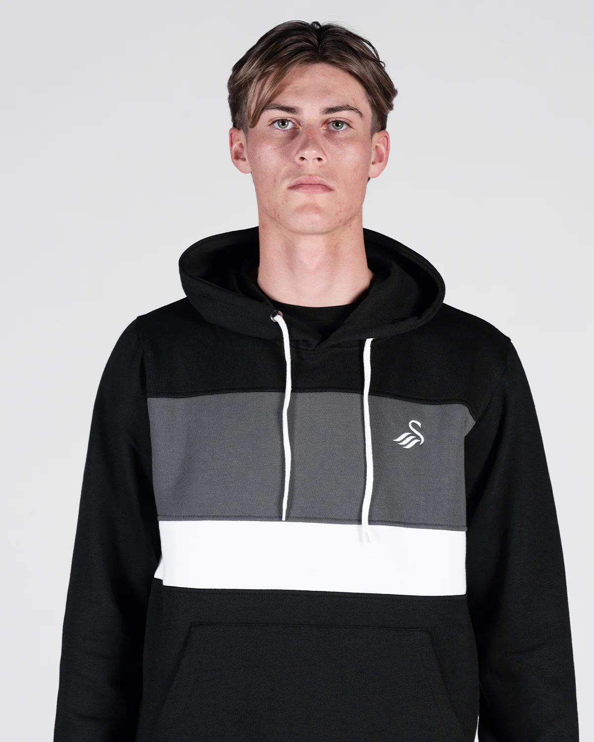 Adult Roma Hoodie - Black/Charcoal - Image 4