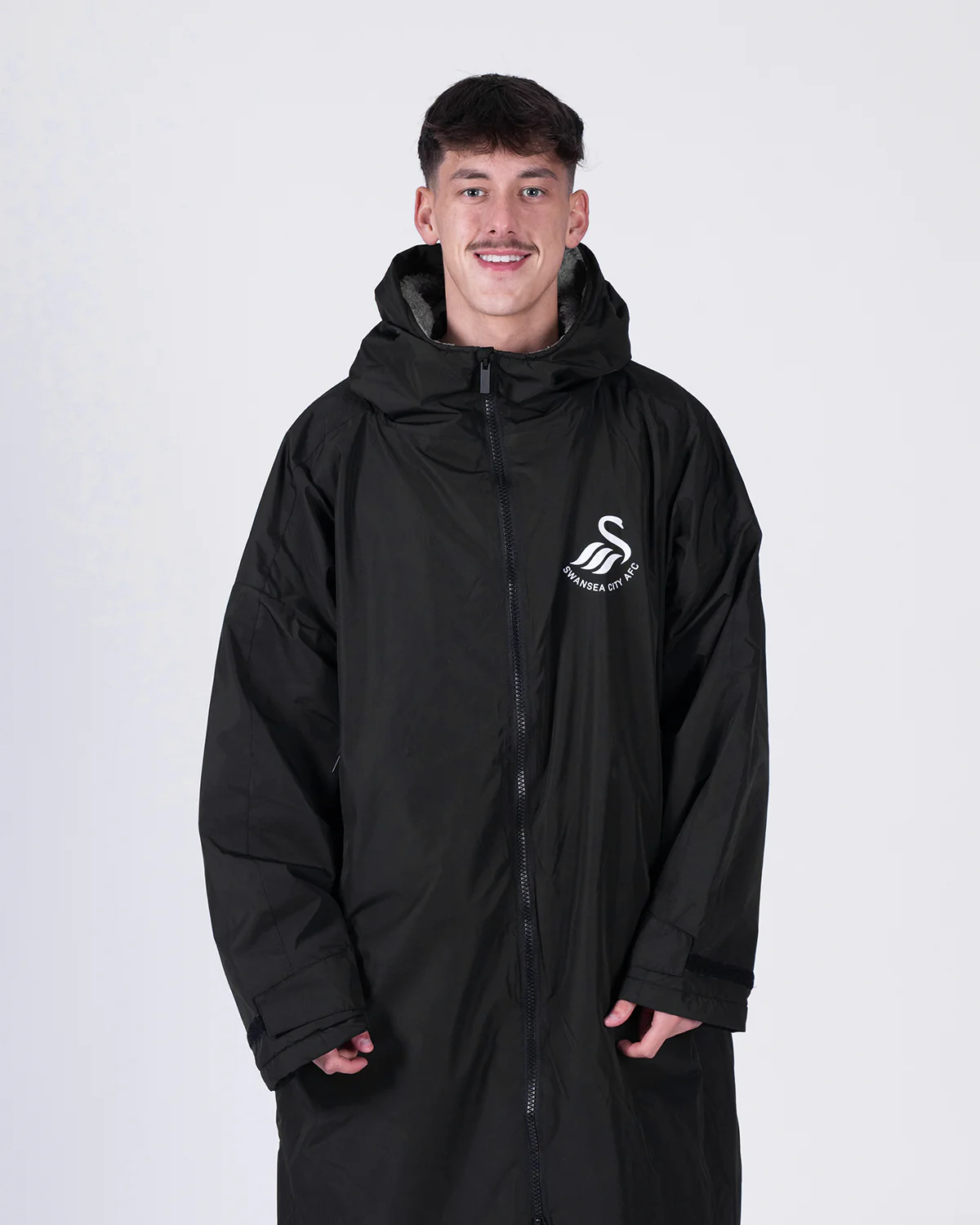 Adult Waterproof Robe Jacket - Black - Image 3