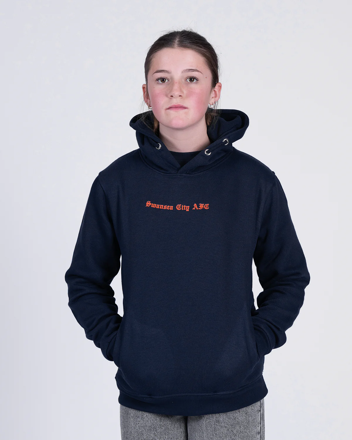 Junior Salem Hoodie - Navy - Image 4