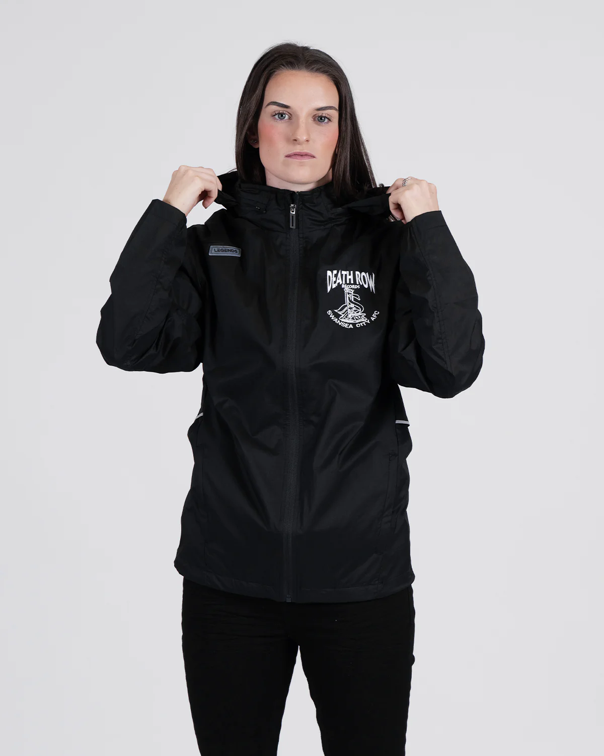 Legends x Death Row Windbreaker - Black - Image 2