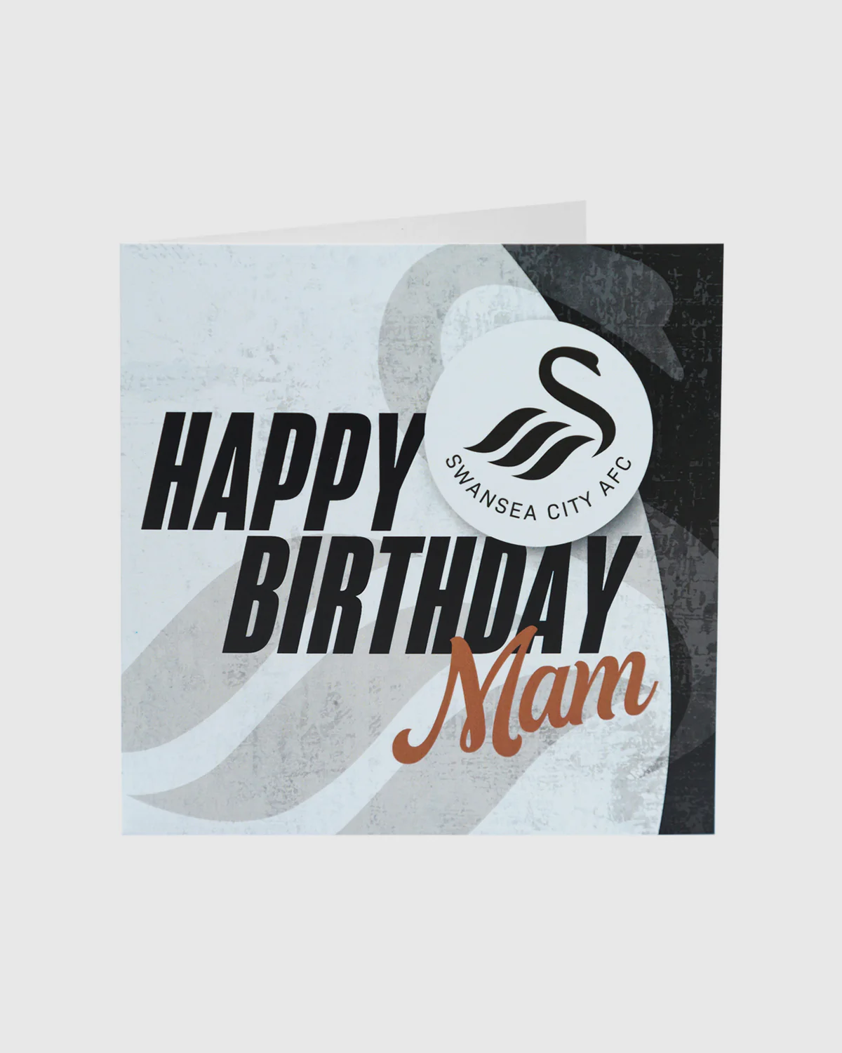 Swans Happy Birthday Mam Card