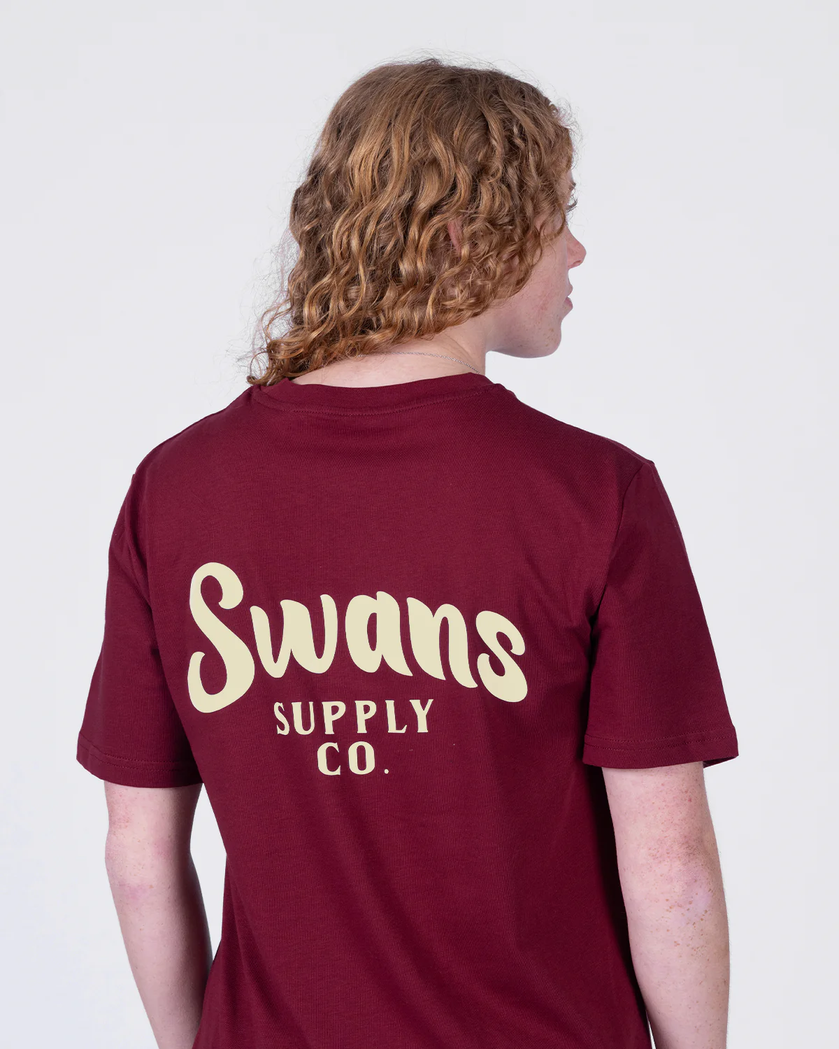 Womens Supply Co. Oversized T-Shirt - Burgundy - Image 3